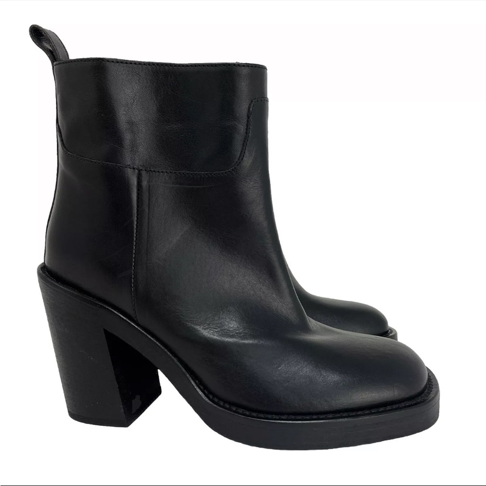 Ann Demeulemeester Leather Boots Size 35 US 5 Black